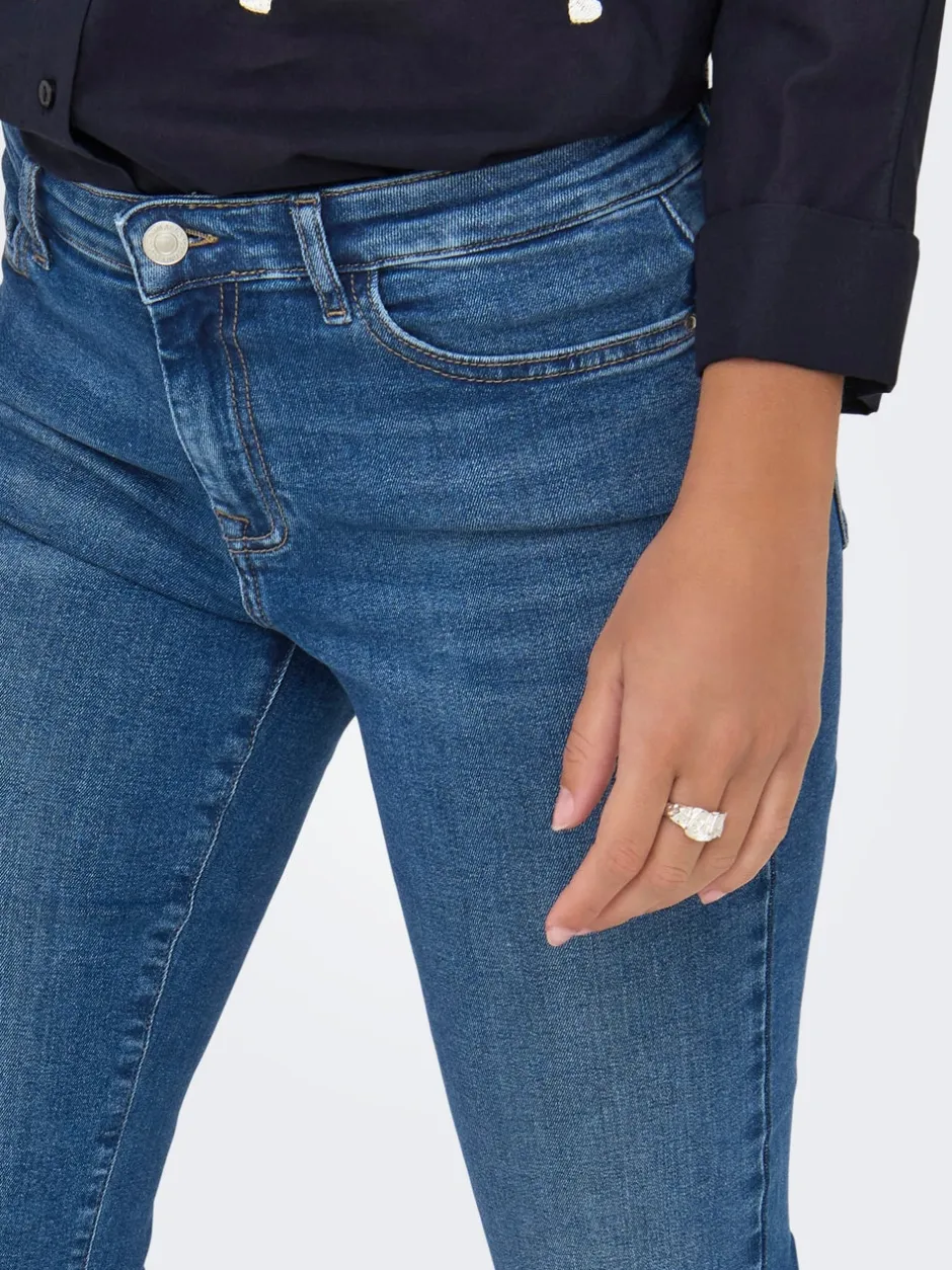 Outlet ONLSUI Mellemhøj talje Slim fit Jeans Dame Jeans|Jeans
