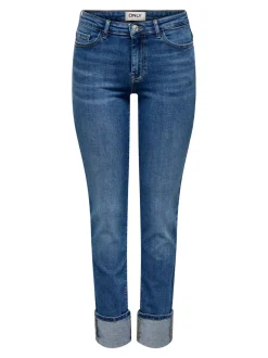 Outlet ONLSUI Mellemhøj talje Slim fit Jeans Dame Jeans|Jeans