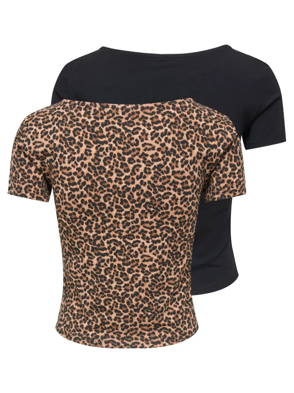 ONLSUSAN 2-pack T-shirt Dame Toppe
