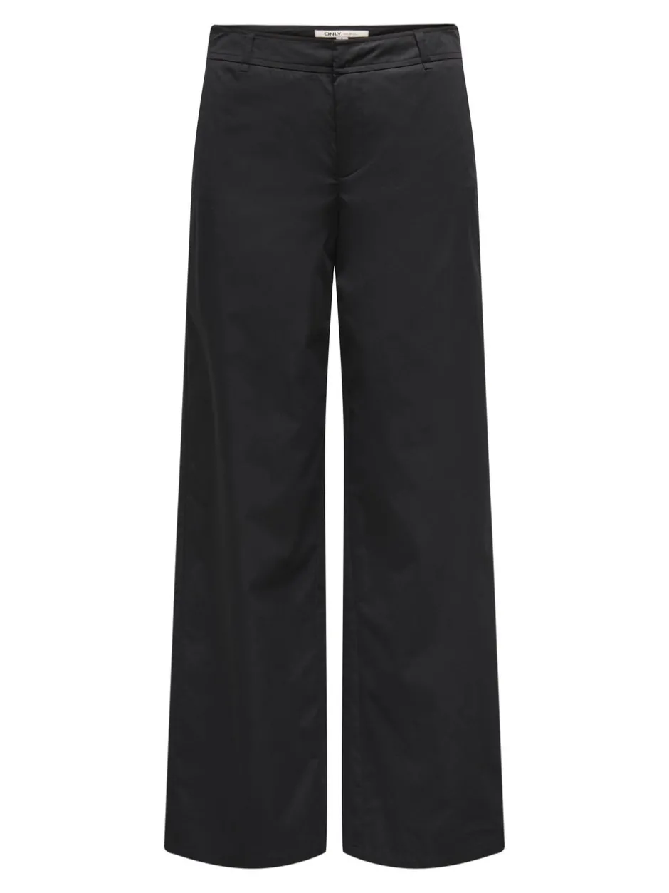 Best ONLTANNY Wide leg fit Chinobukser Dame Bukser