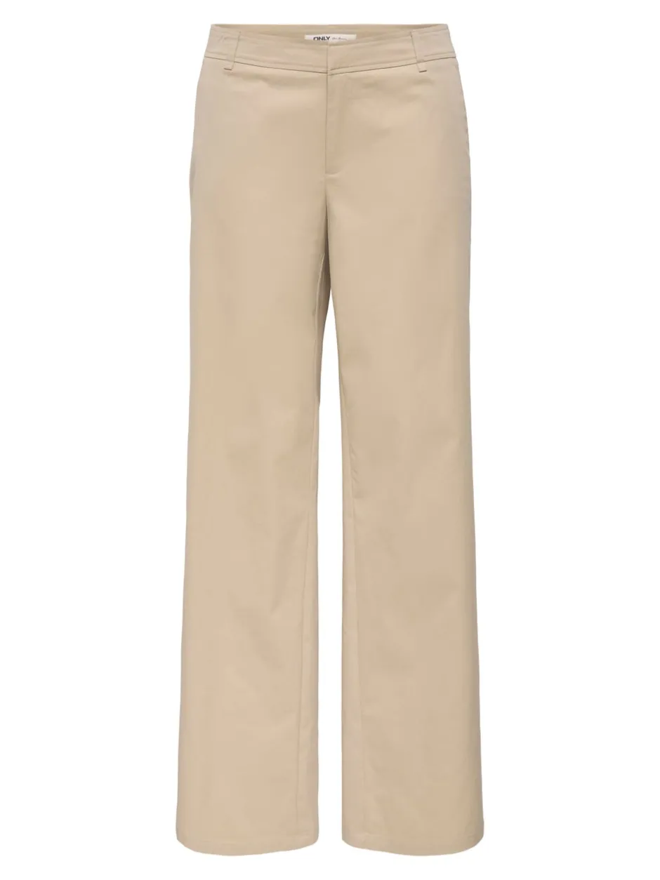 Best ONLTANNY Wide leg fit Chinobukser Dame Bukser