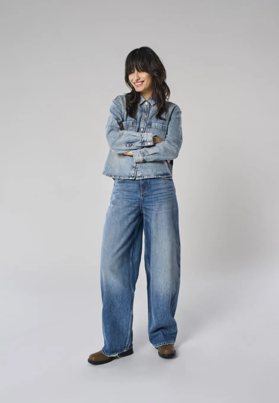 ONLTAYLOR Høj talje Barrel fit Jeans Dame Jeans|Jeans