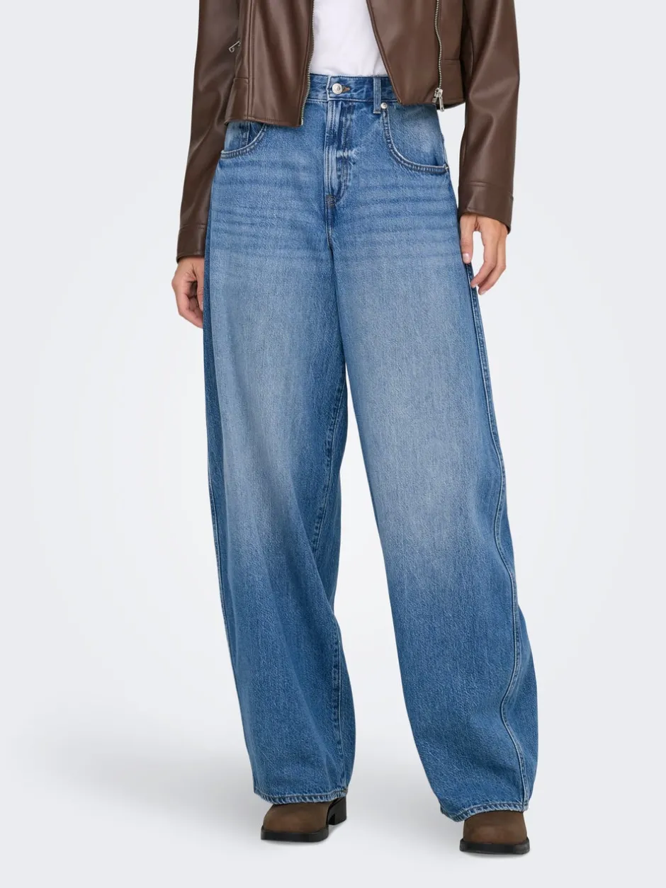 Sale ONLTAYLOR Høj talje Barrel fit Jeans Dame Jeans|Jeans
