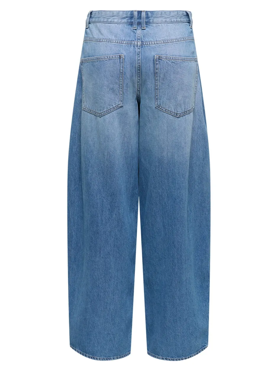 Sale ONLTAYLOR Høj talje Barrel fit Jeans Dame Jeans|Jeans