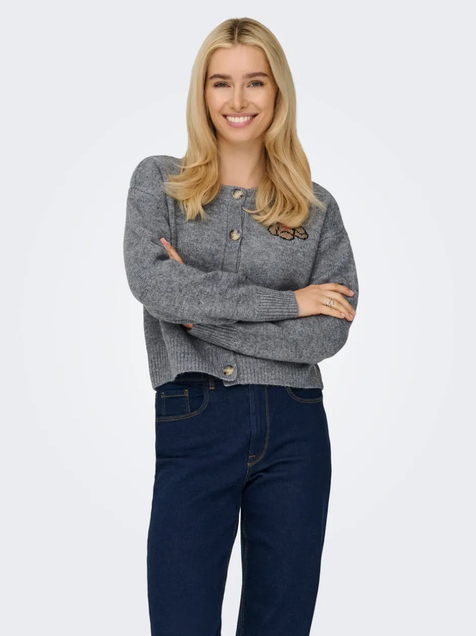 Sale ONLTEDDY Cardigan Dame Strik & Cardigans