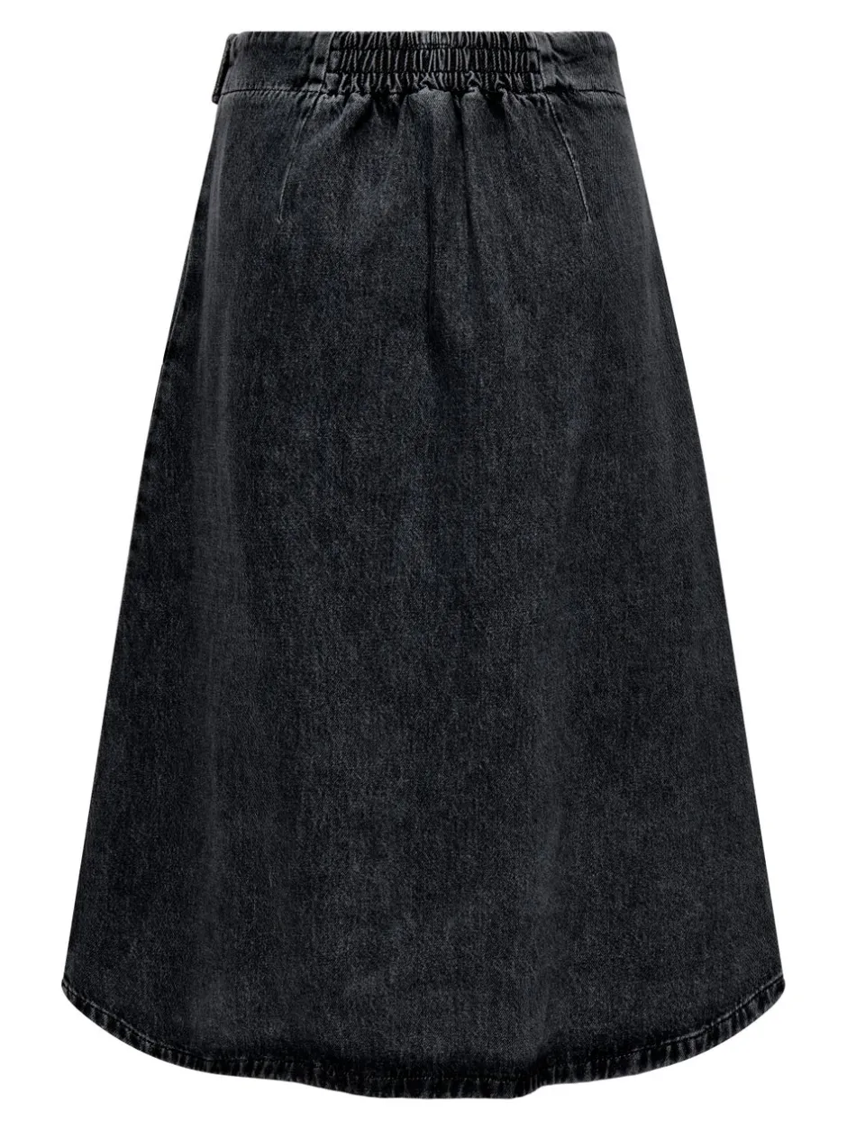 Best ONLTHEA Denim Denim-nederdel Midinederdel Dame Nederdele|Denimnederdele