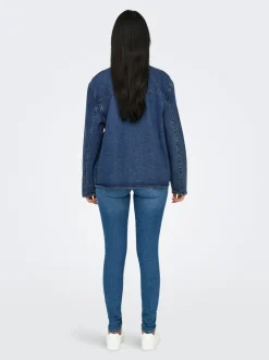 Discount ONLTHILLE Denimjakke Dame Jakker Og Frakker|Double Denim