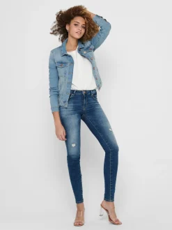 Sale ONLTIA Denimjakke Dame Jakker Og Frakker|Double Denim