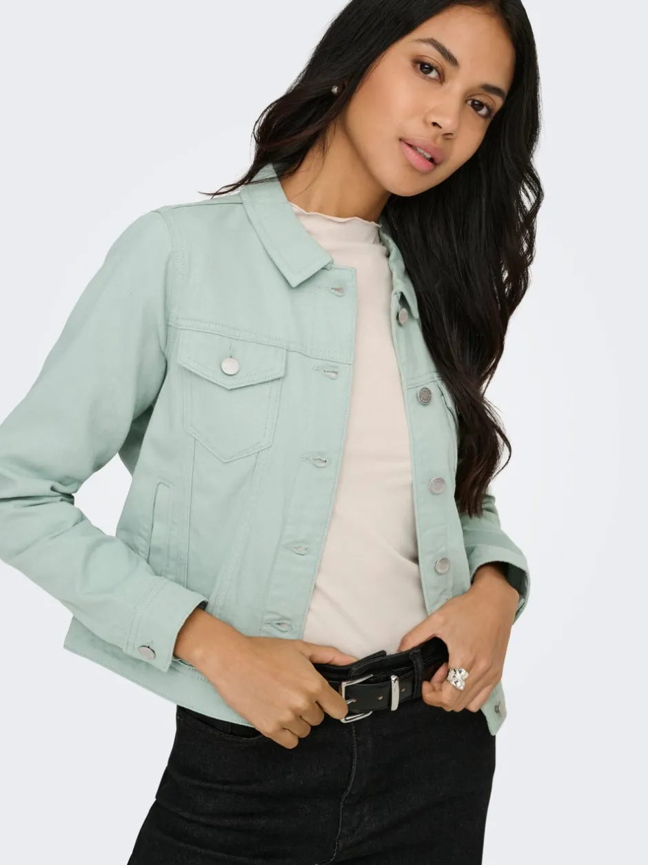 Outlet ONLTIA Denimjakke Dame Jakker Og Frakker