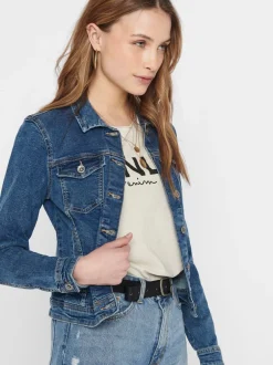 Best ONLTIA Denimjakke Dame Jakker Og Frakker|Double Denim