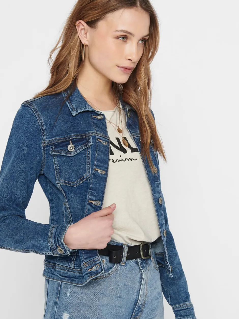Best ONLTIA Denimjakke Dame Jakker Og Frakker|Double Denim