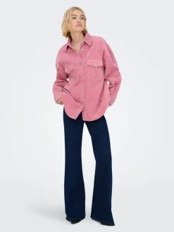 Clearance ONLTIGGY Denim-skjorte Dame Jakker Og Frakker