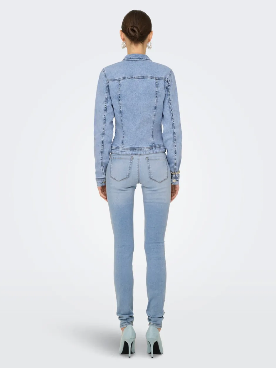 Best ONLTINA Denimjakke Dame Jakker Og Frakker|Double Denim