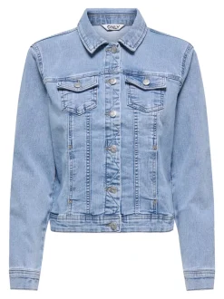 Best ONLTINA Denimjakke Dame Jakker Og Frakker|Double Denim