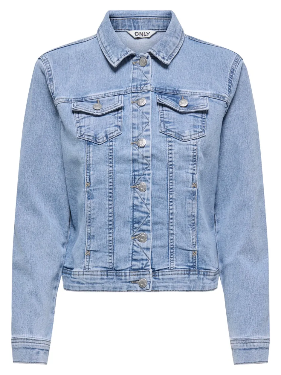 Best ONLTINA Denimjakke Dame Jakker Og Frakker|Double Denim