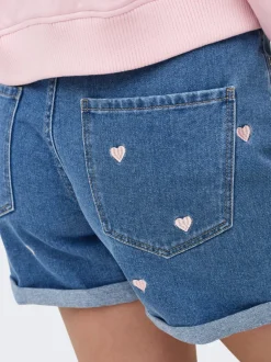 Online ONLVEGA Høj talje Mom fit Shorts Dame Shorts|Double Denim