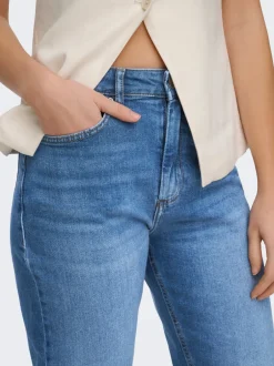 Sale ONLVENEDA Høj talje Mom fit Jeans Dame Jeans|Jeans