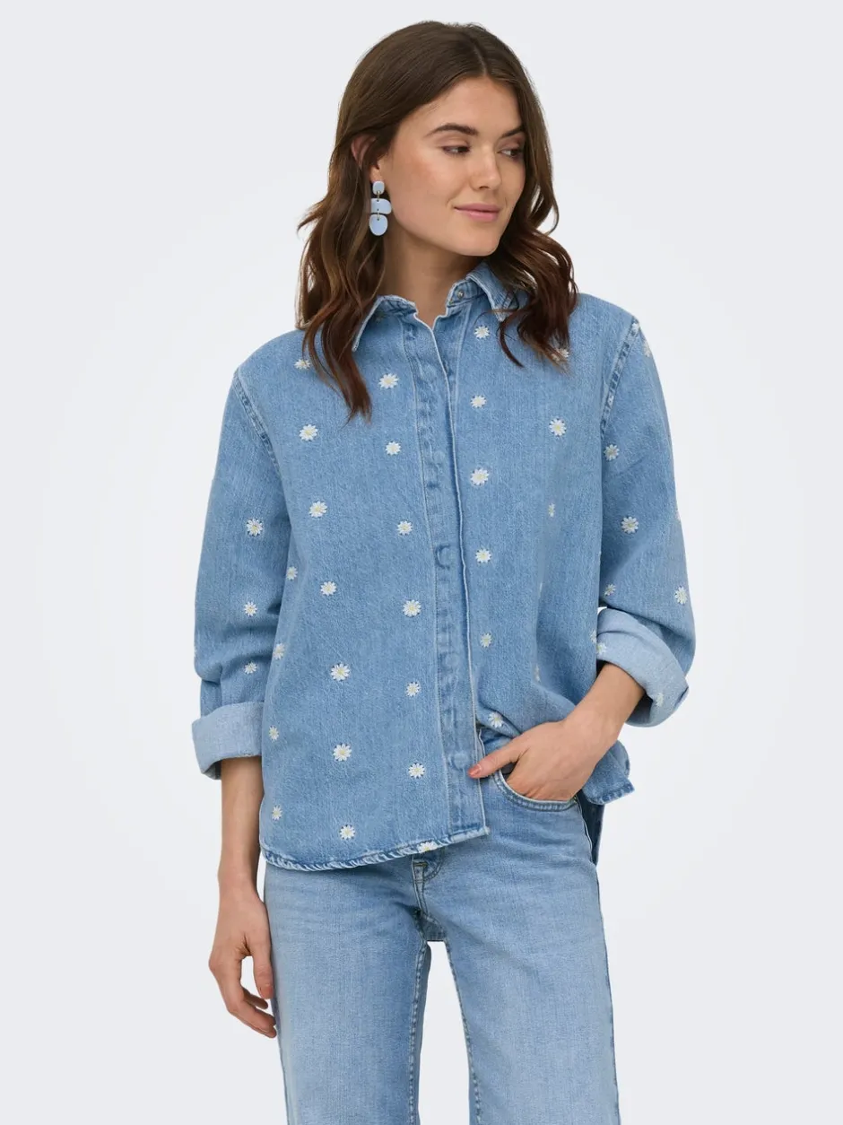 Best ONLVERA Denim-skjorte Dame Skjorter