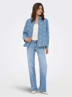 Best ONLVERA Denim-skjorte Dame Skjorter