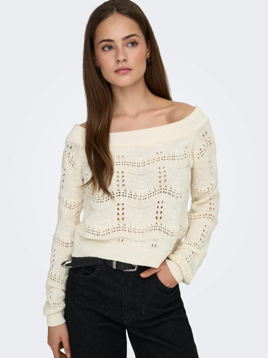 Discount ONLVILDA Striktrøje Dame Strik & Cardigans