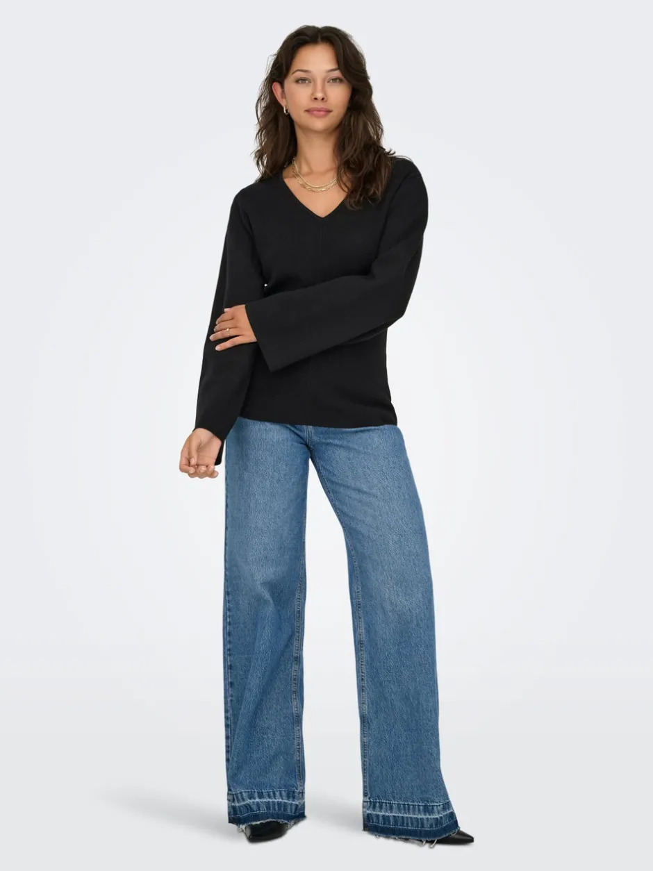 Clearance ONLVIOLA Striktrøje Dame Strik & Cardigans