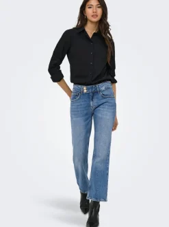 Online ONLVIOLET Høj talje Flared fit Ankellængde Jeans Dame Jeans|Jeans