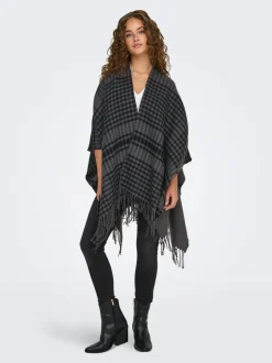 Discount ONLVIOLET Poncho Dame Strik & Cardigans