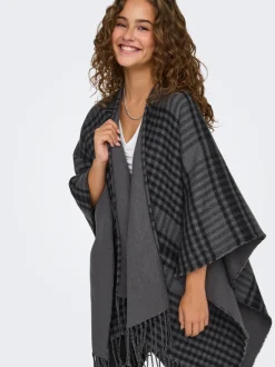 Discount ONLVIOLET Poncho Dame Strik & Cardigans