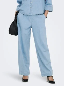 Discount ONLVIX Mellemhøj talje Barrel fit Jeans Dame Jeans|Jeans