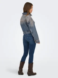 Discount ONLWATTS Denimjakke Dame Jakker Og Frakker|Double Denim