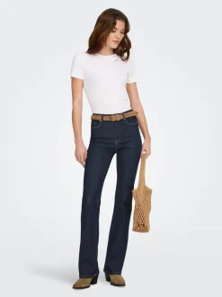 Discount ONLWAUW Høj talje Flared fit Jeans Dame Jeans|Jeans