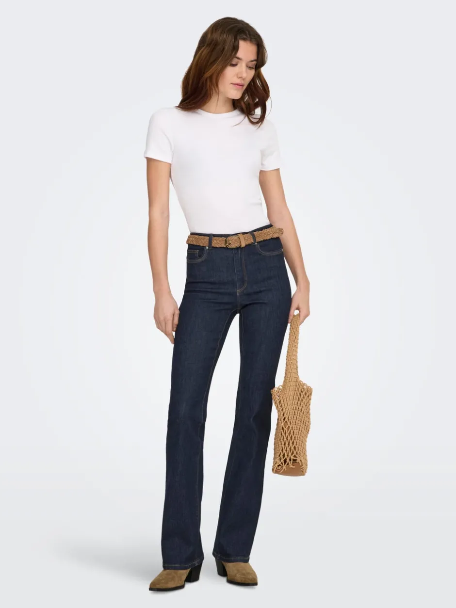 Discount ONLWAUW Høj talje Flared fit Jeans Dame Jeans|Jeans