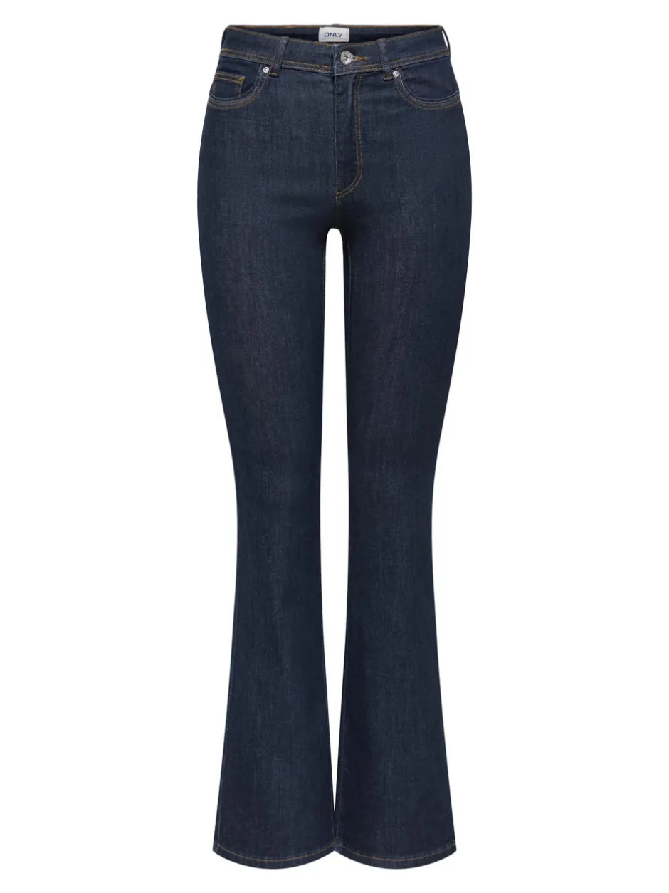 Discount ONLWAUW Høj talje Flared fit Jeans Dame Jeans|Jeans