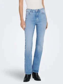 Discount ONLWAUW Høj talje Flared fit Jeans Dame Jeans|Jeans