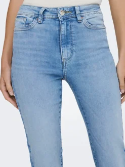 Discount ONLWAUW Høj talje Flared fit Jeans Dame Jeans|Jeans