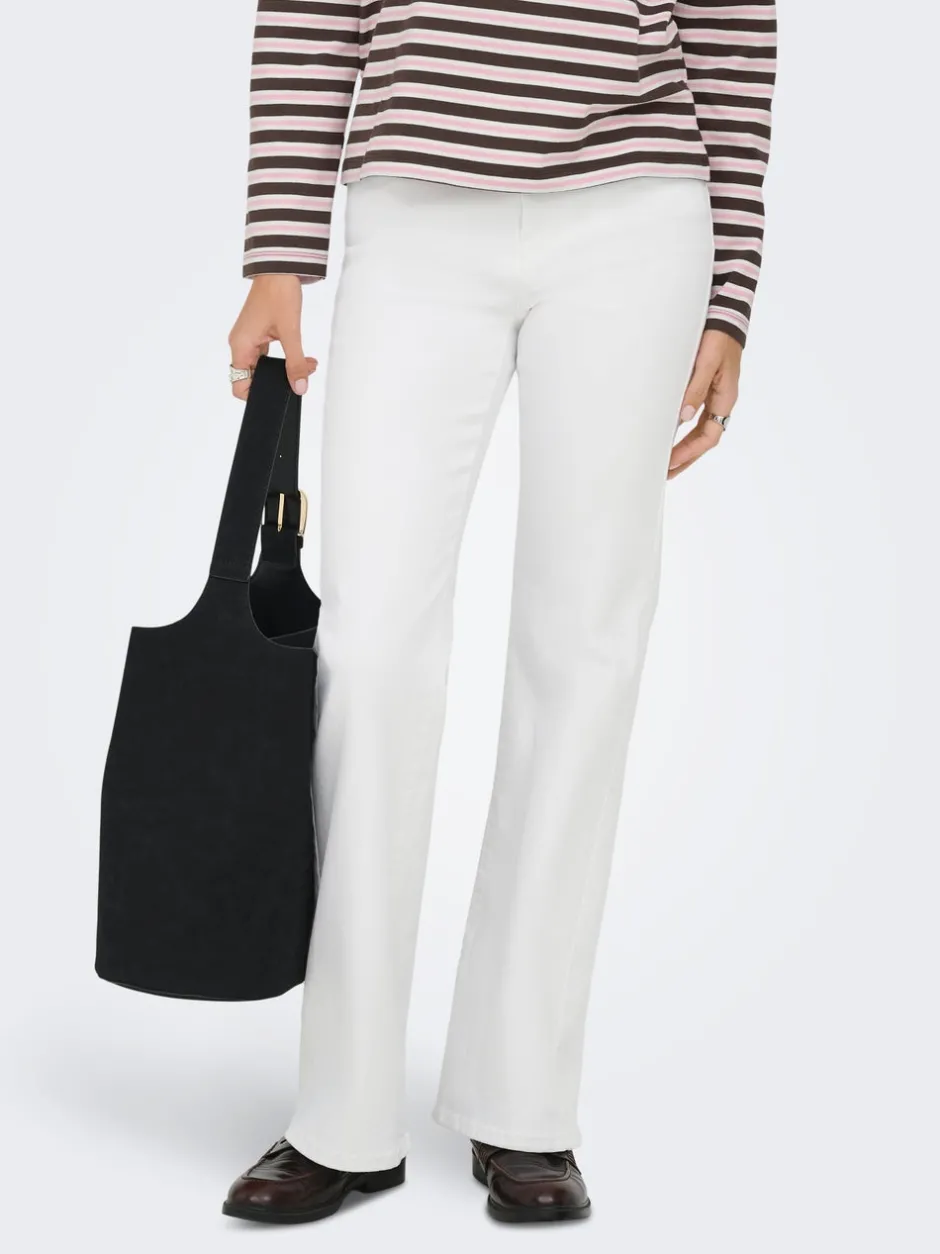 Sale ONLWAUW Høj talje Flared fit Jeans Dame Jeans|Jeans