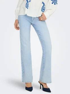 Best ONLWAUW Høj talje Flared fit Jeans Dame Jeans|Jeans