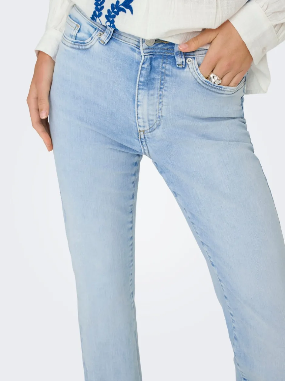 Best ONLWAUW Høj talje Flared fit Jeans Dame Jeans|Jeans