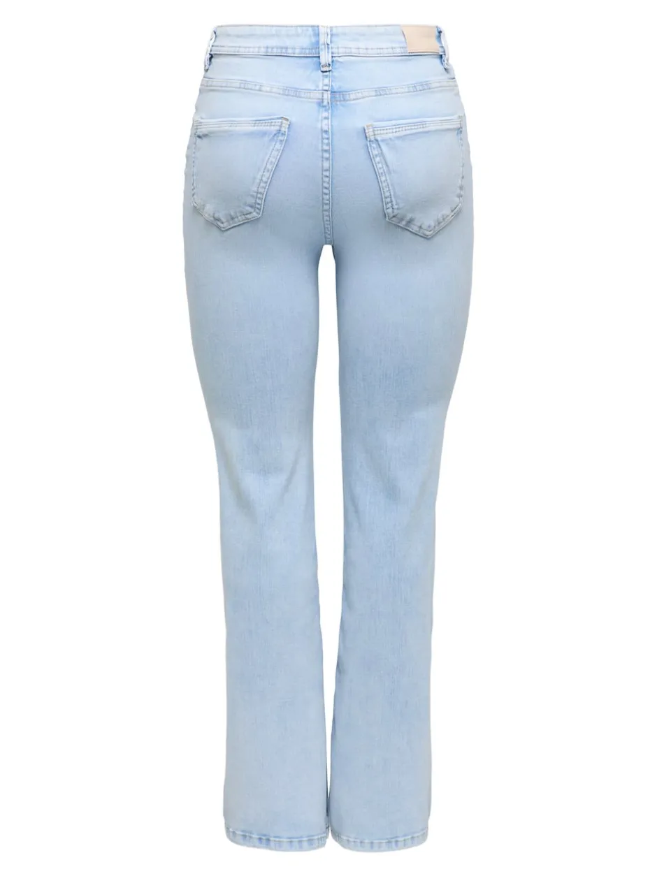 Best ONLWAUW Høj talje Flared fit Jeans Dame Jeans|Jeans