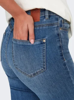 Clearance ONLWAUW Mellemhøj talje Skinny fit Jeans Dame Jeans|Jeans