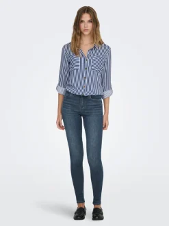 ONLWAUW Mellemhøj talje Skinny fit Jeans Dame Jeans|Jeans