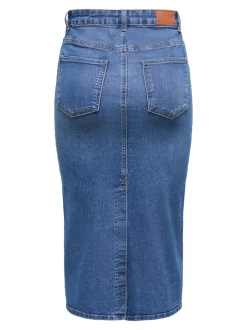 Online ONLWONDER Denim Denim-nederdel Midinederdel Dame Nederdele