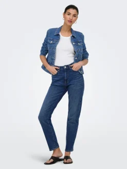 Hot ONLWONDER Denimjakke Dame Jakker Og Frakker|Double Denim