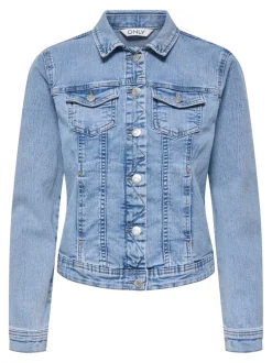 Online ONLWONDER Denimjakke Dame Jakker Og Frakker|Double Denim