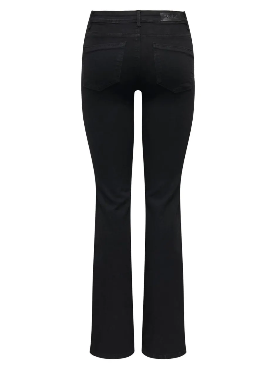 Sale ONLWOW Mellemhøj talje Flared fit Jeans Dame Jeans|Jeans