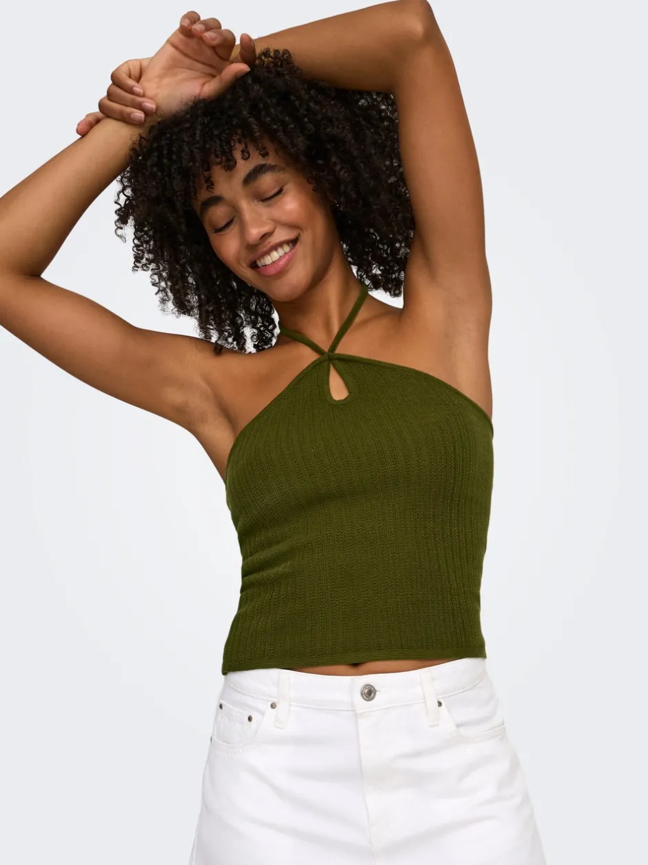 ONLZOEY Top Dame Strik & Cardigans|Toppe