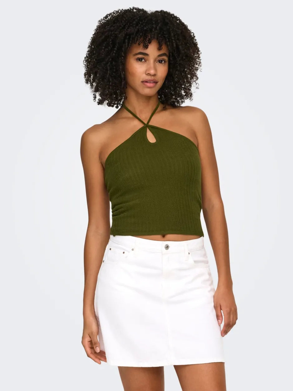 ONLZOEY Top Dame Strik & Cardigans|Toppe