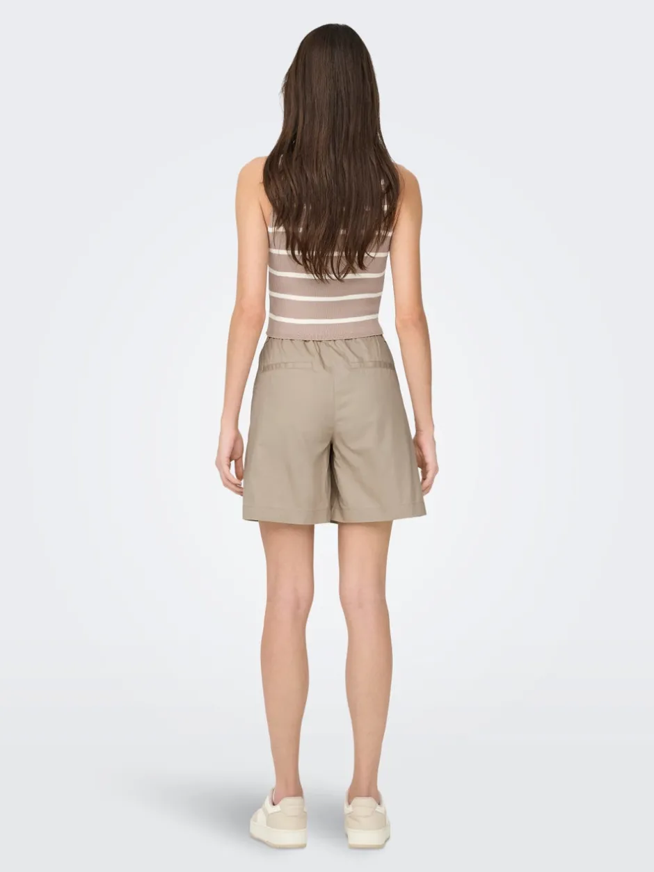 Online ONLZORA Mellemhøj talje Loose fit Bermuda-shorts Dame Shorts