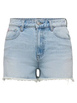 Clearance ONLZUMA Mellemhøj talje Regular fit Shorts Dame Shorts|Double Denim