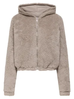 Hot ONPCAS-FLUF Sweatshirt Dame Jakker